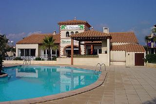 Swimming pool at Leucate